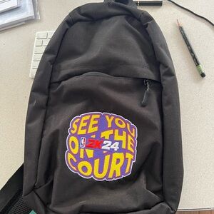 2K24 NBA Promo Black Backpack